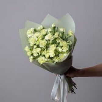 Букет из кустовой гвоздики