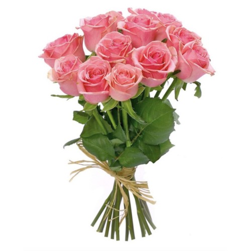 Купить на заказ Букет из 11 розовых роз с доставкой в Астане
