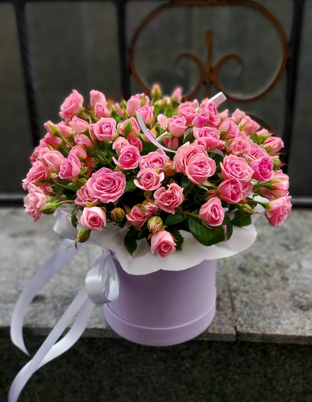 Нежный букет тюльпанов и роз маме на 8 марта — Астана