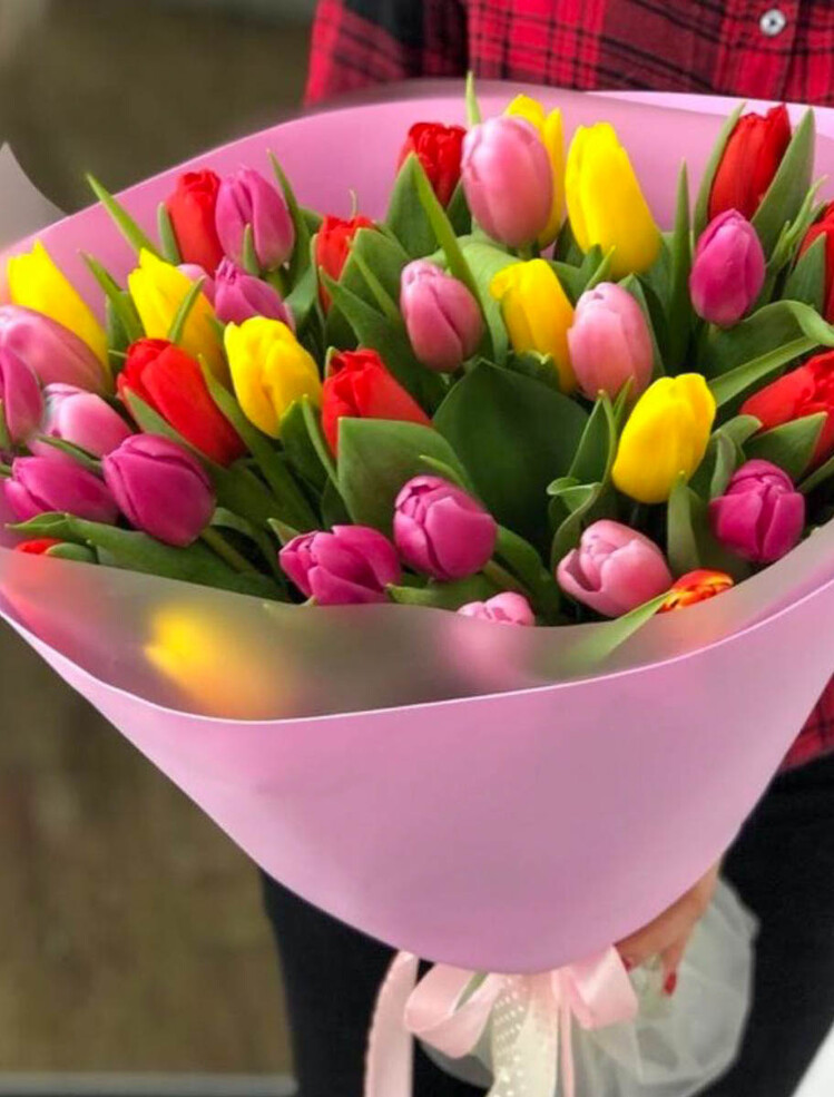 Нежный букет для мамы на 8 марта — доставка в Астане